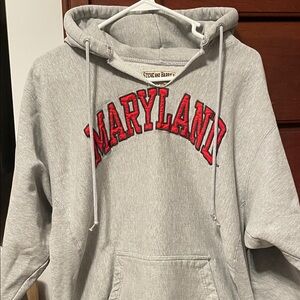 Vintage Gray Maryland Hoodie